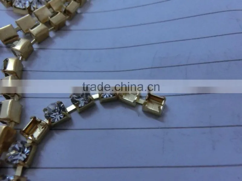 rhinestone cup chain trimmings 10 yards one cup chain roll