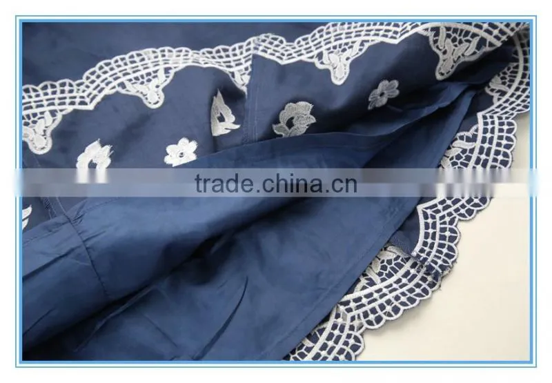 New design 100% ramie/linen embroidery classic women suits with back zipper