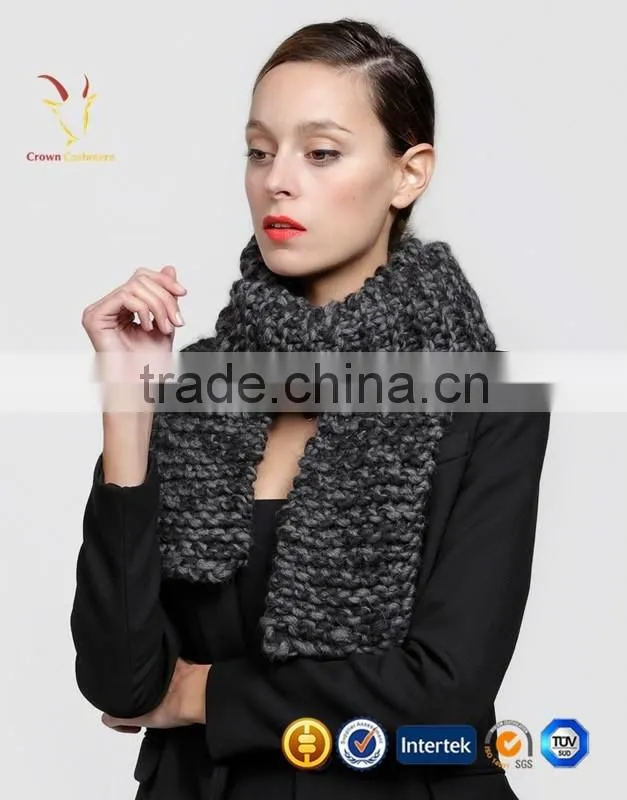 3gg Warm Cashmere Merino Wool Lady Knit Scarf Womens