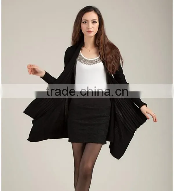 Spring and autumn free size latest design women solid Simple and fashion sweater women cardigan