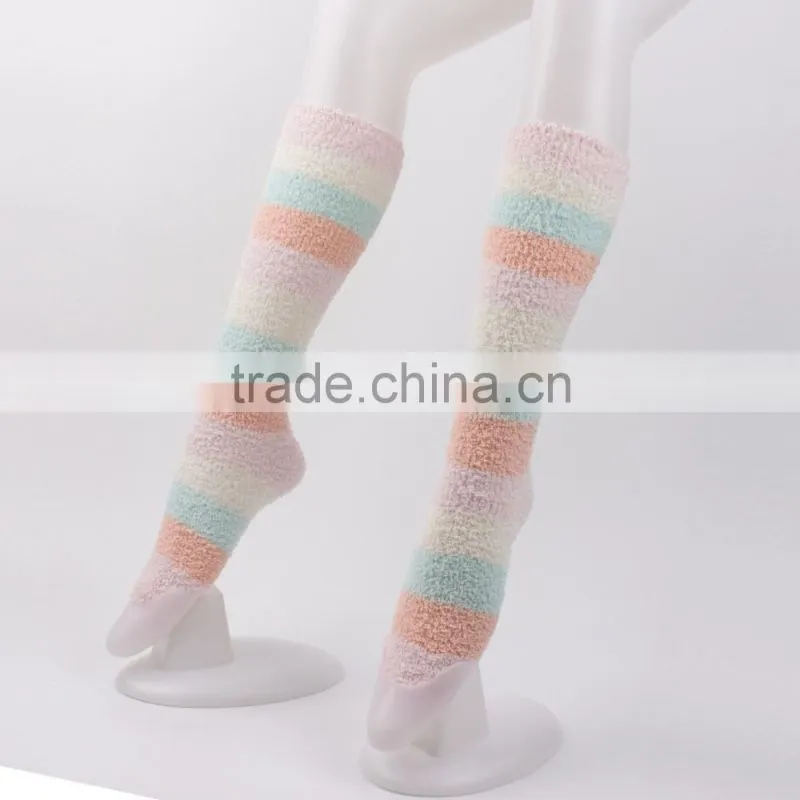 New Women Winter Women Ladies Soft Warm Fluffy Bed Socks Thickening Velvet Bow Thermal Cute Socks