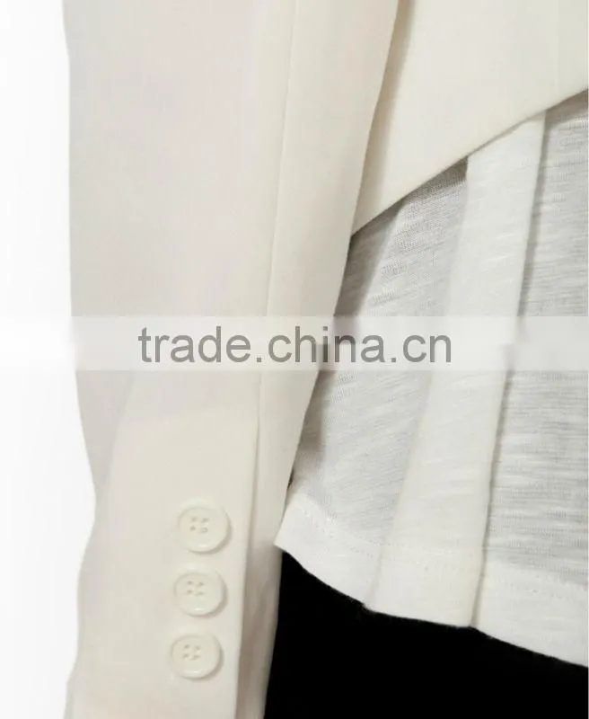 Essential Contrast Lapel Blazer