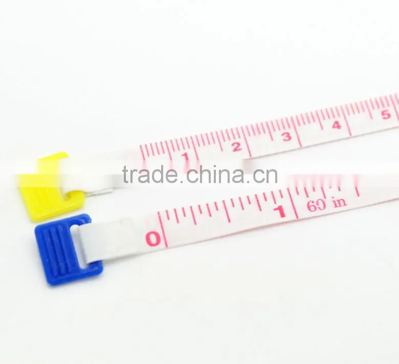 Wholesale 12PCs Mixed Color Plastic Tape Tools For Jewelry Measurement