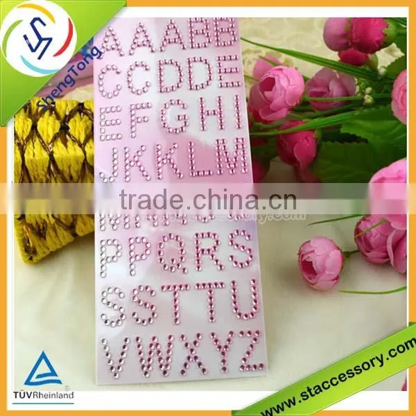 wholesale DIY glitter gold letter stickers