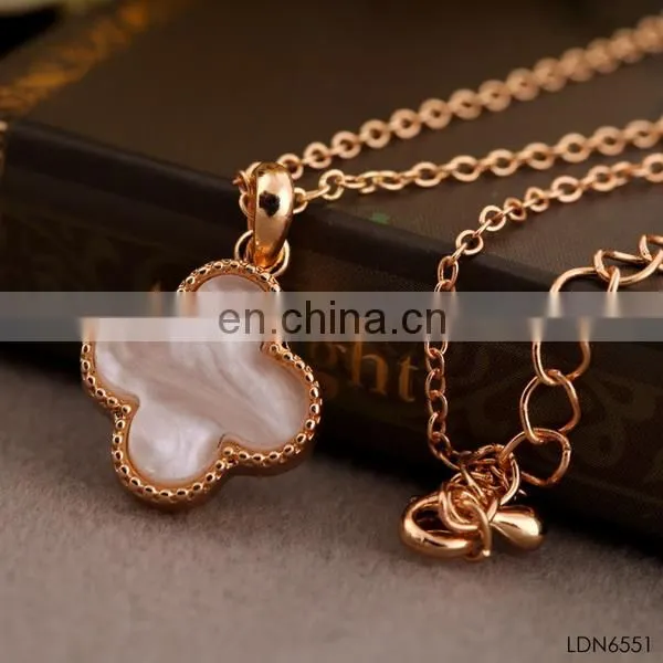Make a wish juese and enamel pendant necklace hot selling jewelry