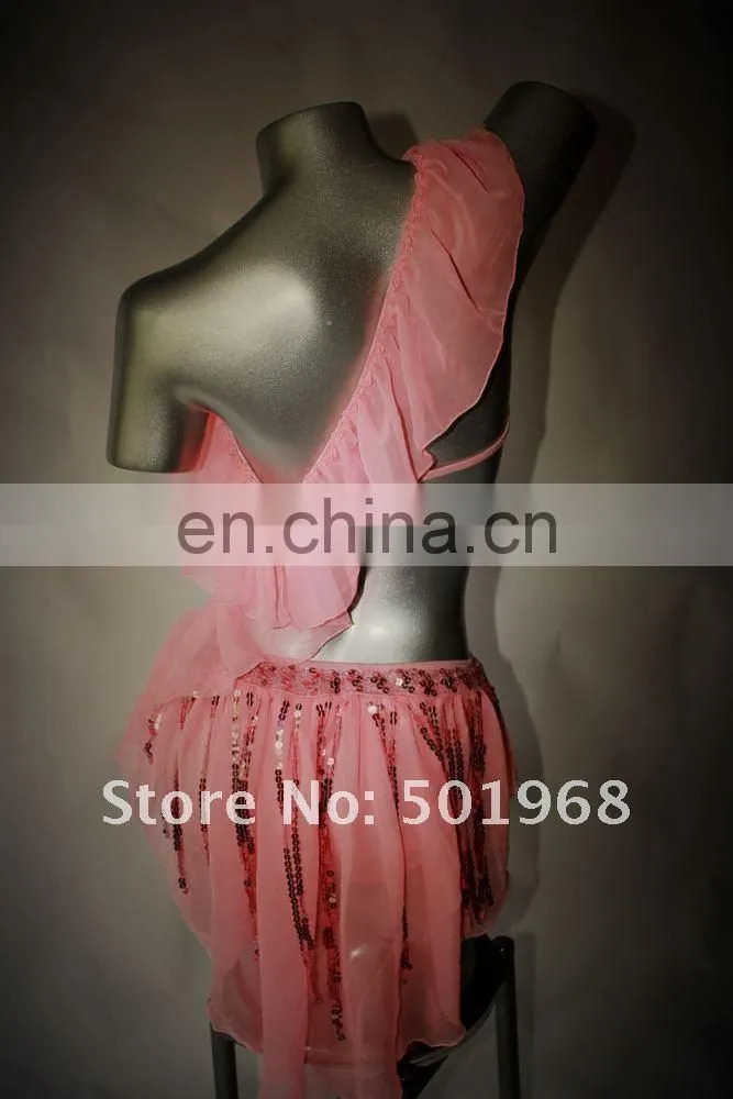 2012 ANNA SHI Fashion Style Of Latin Skirt with rhin stone