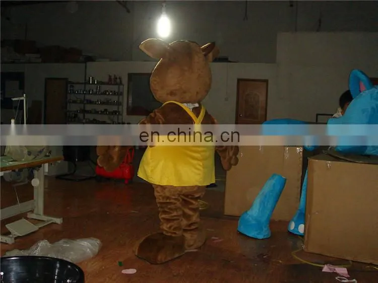 2016 funny and happy adult milk cow mascot costume