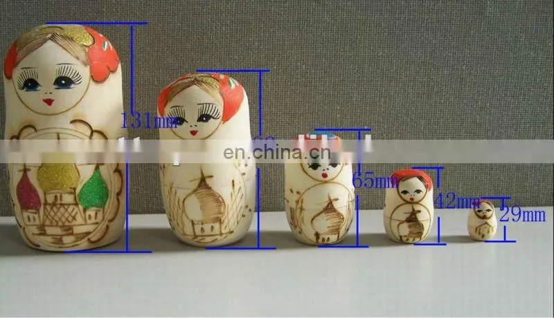my daughters--popular lovely nesting dolls