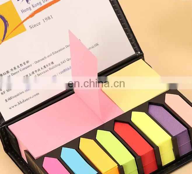PU cover sticky note memo pad