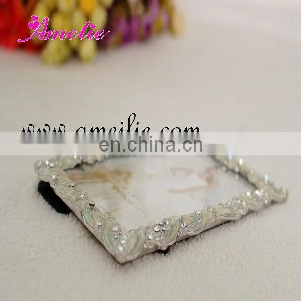 A8023 Wholesale 4*6 size metal wedding photo favors