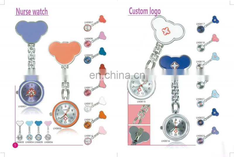 Promotional Merchandise Silicone Rubber Brooch Nurse Watch