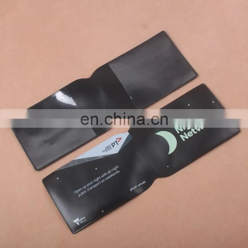 Plastic card wallet,pvc card holder wallet,wholesale oyster card holder