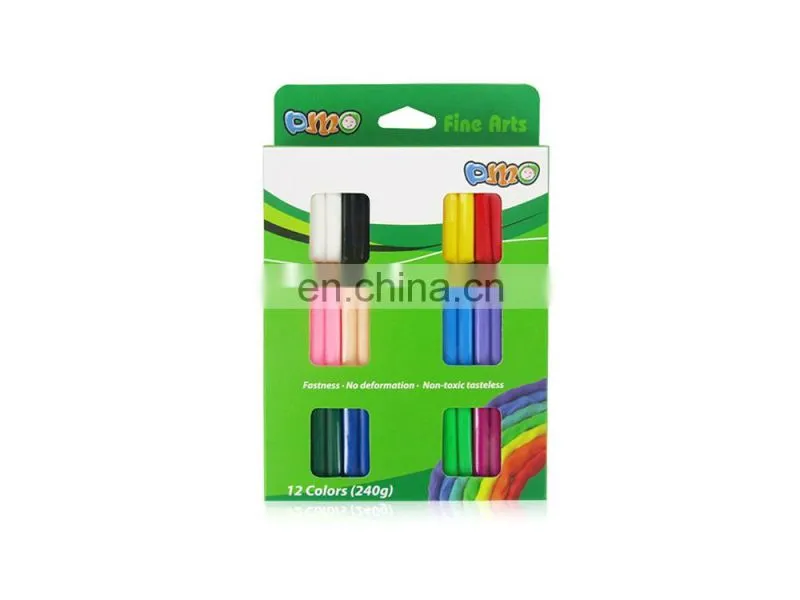 DMO Yiwu Starter Kit Polymer Clay set of 12 Colors 20G Oven Bak clay blocks with Sculpting Tools and Jewelry Accessories