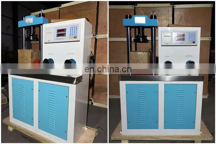 Electro hydraulic cement bending compression testing machine/apparatus