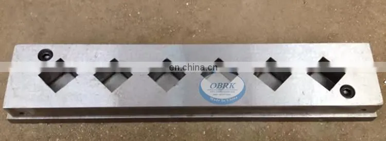 Customize 100mm Cube Six Gang Steel Mortar Test Moulds
