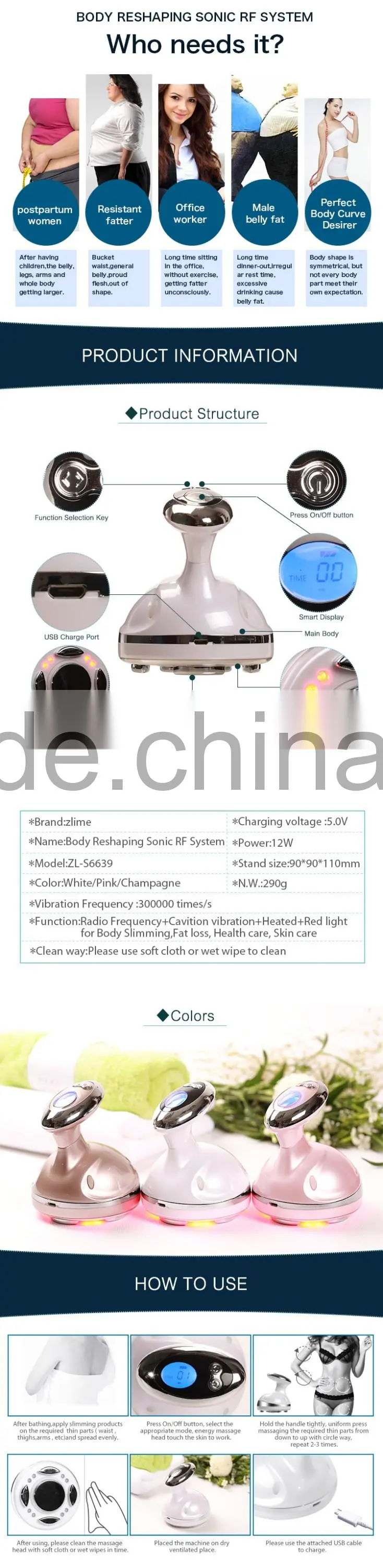 Lose weight equipment home use rechargeable