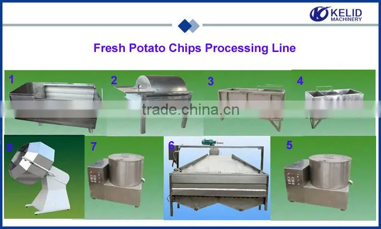 automatic good quality potato chips making machine
