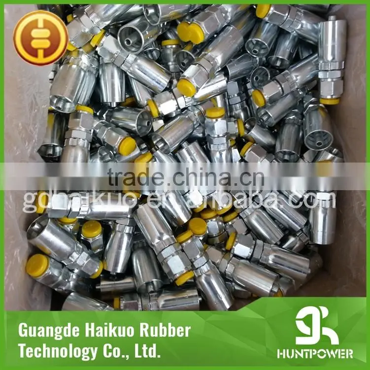 China manufacturer hydraulic hose crimping fitting NPT, BSP, JIC crimping fitting