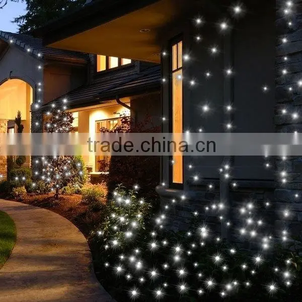 100 LED Crystal Ball Solar Powered Outdoor Fairy String Lights for Garden