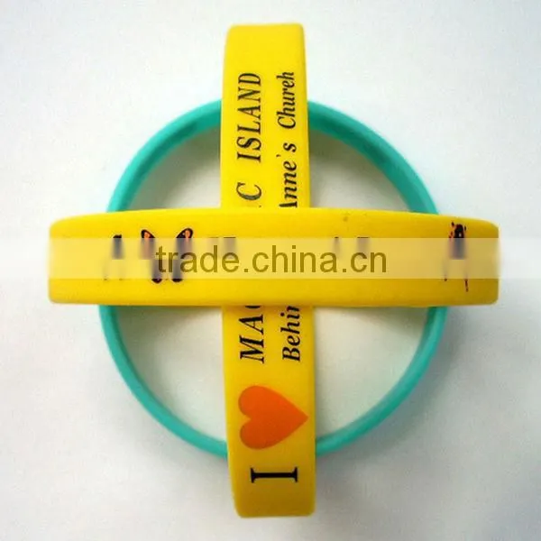 Best Quality Promotional flashing wristband / slap wristband / reflective wristband