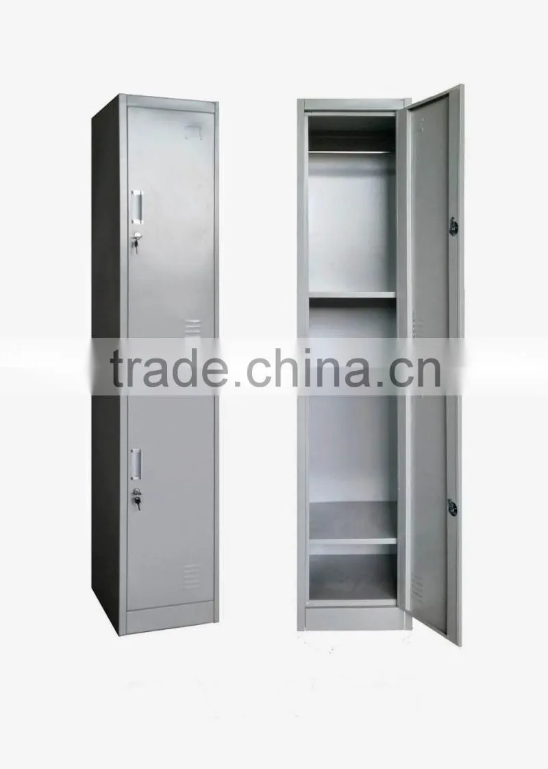One Tier Steel Locker, Single Door Locker, Metal Locker with Key Lock