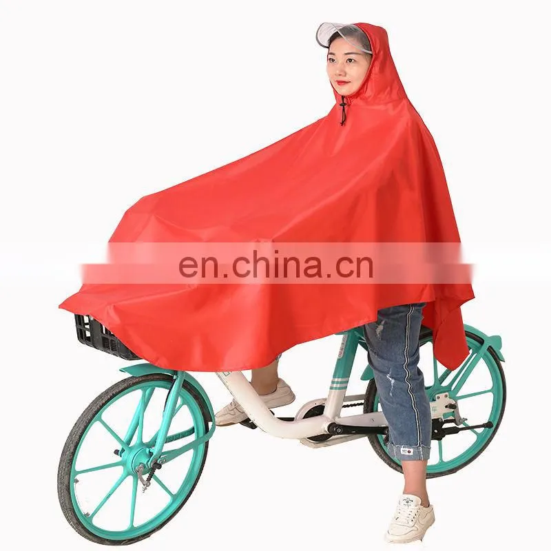 Men and women cycling poncho raincoat bicycle mountain bike junior high school students single increase