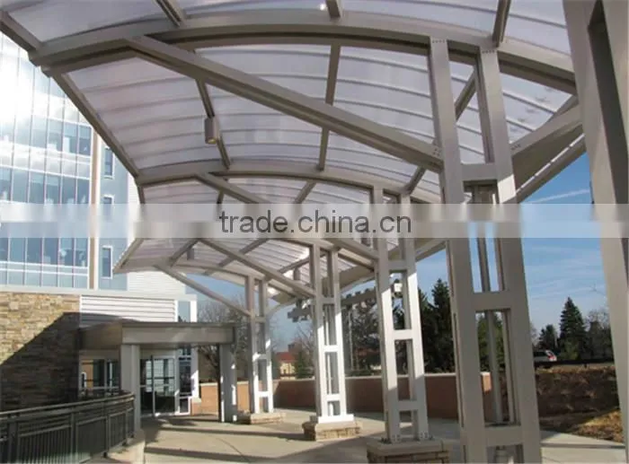 Hot sale steel frame structure car canopy