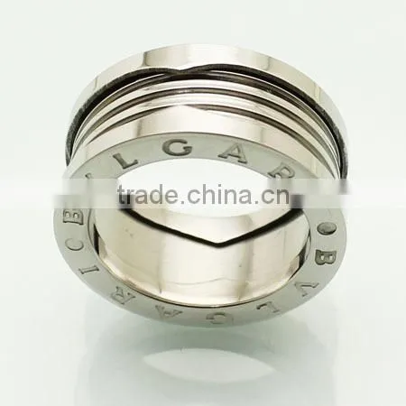stainless steel finger ring stainless steel interchangeable ring