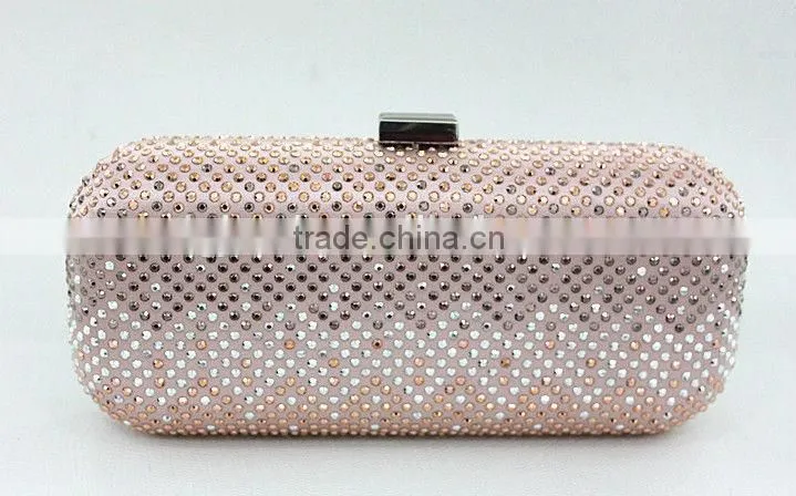 popular ladies good quality custom satin bags fabric evening bags wholesale