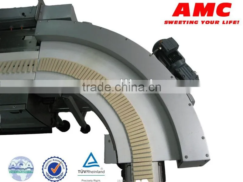 Small mini curve belt conveyor line