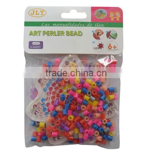 Popular high quality plastic iron perler beads for gifts
