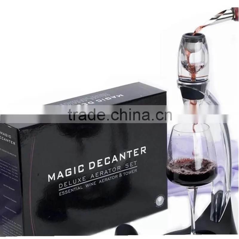 Magic Decanter Deluxe Aerator Set, Wine Aerator With tower Stand,Utility model, Decanter Tower