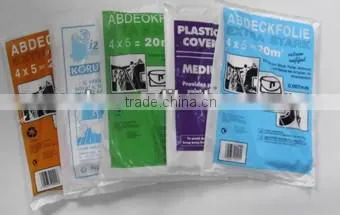 PE Plastic Drop Cloth Drop Sheet Cover Sheet Dust Sheet