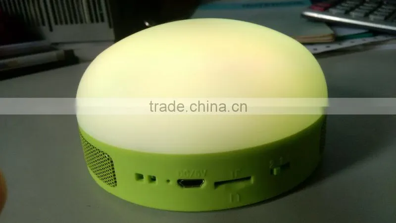 Wireless Mini Bluetooth 2.0 Speaker with LED Light Stereo for Laptop/PC/MP3/ MP4 Player