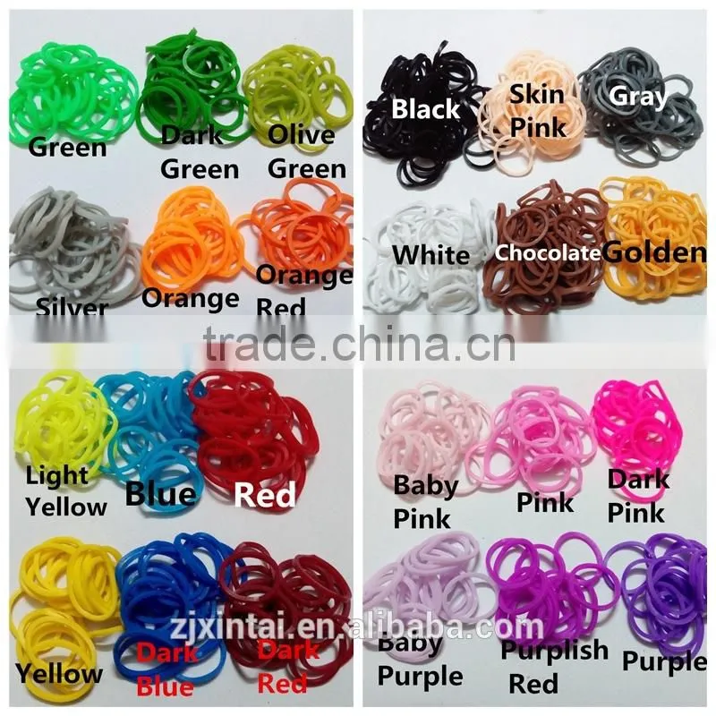 Hot Selling DIY Loom Refill Rubber' Bands For Making Bracelet