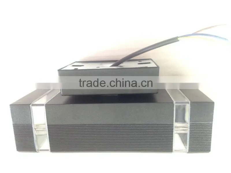 High Quality High Power 2x6W Wall Mount Black LED Up Down Wall Light