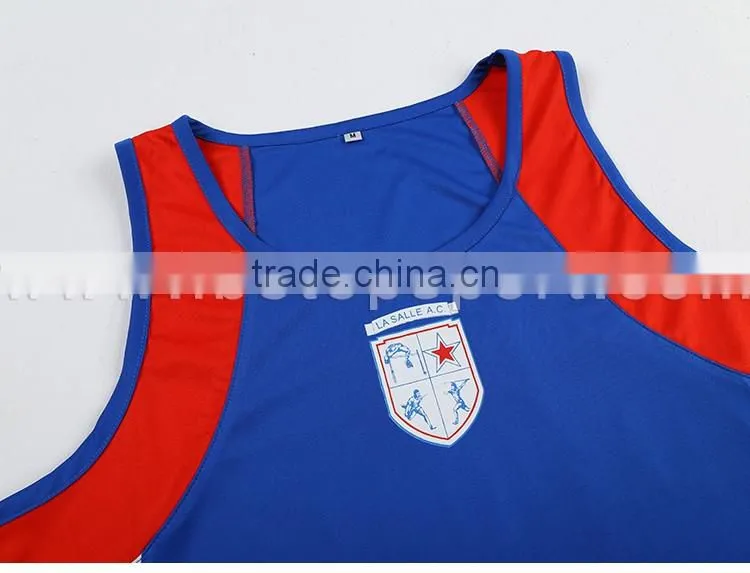 custom mens plain gym vest
