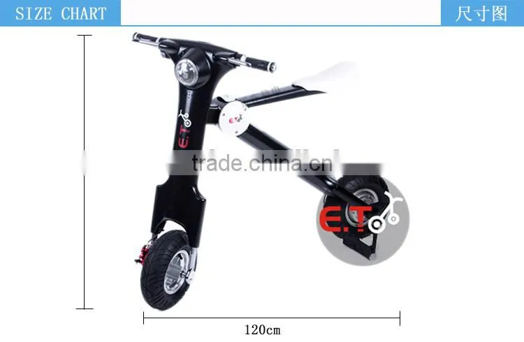 New Design E Scooter, 35-40km Range Per Charge Foldable electric bike with 350W motor power