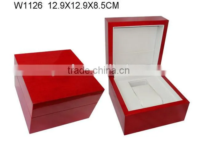 High Quality Luxury Black Lacquer Wooden Watch Packaging Storage Box W1208