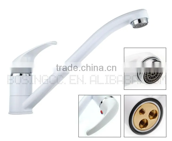 Bosing concise style long spout 28-6277 single handle upc kitchen faucet