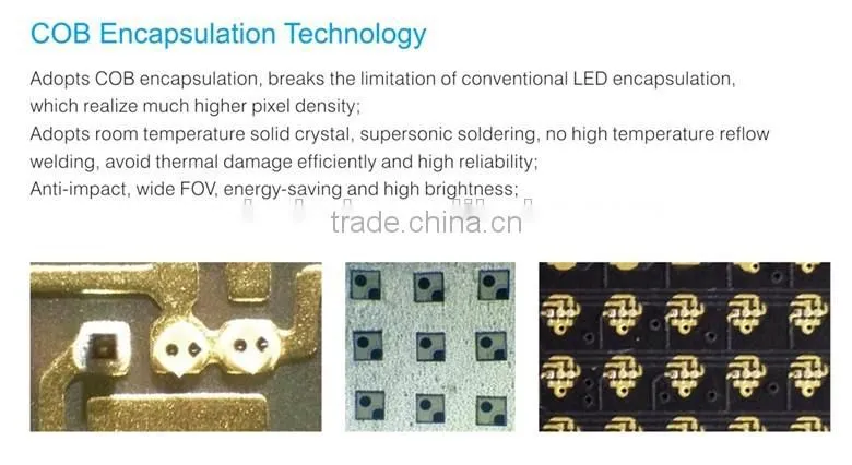 Indoor Small Pitch COB P2.5 LED Display Unit Wall for Control Room _S1