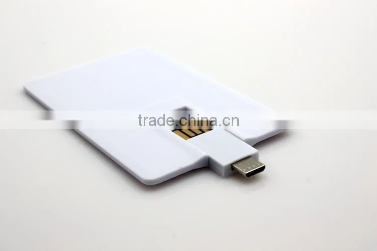 Business card USB drives OTG 16gb 32gb with logo printed for Android Mobile