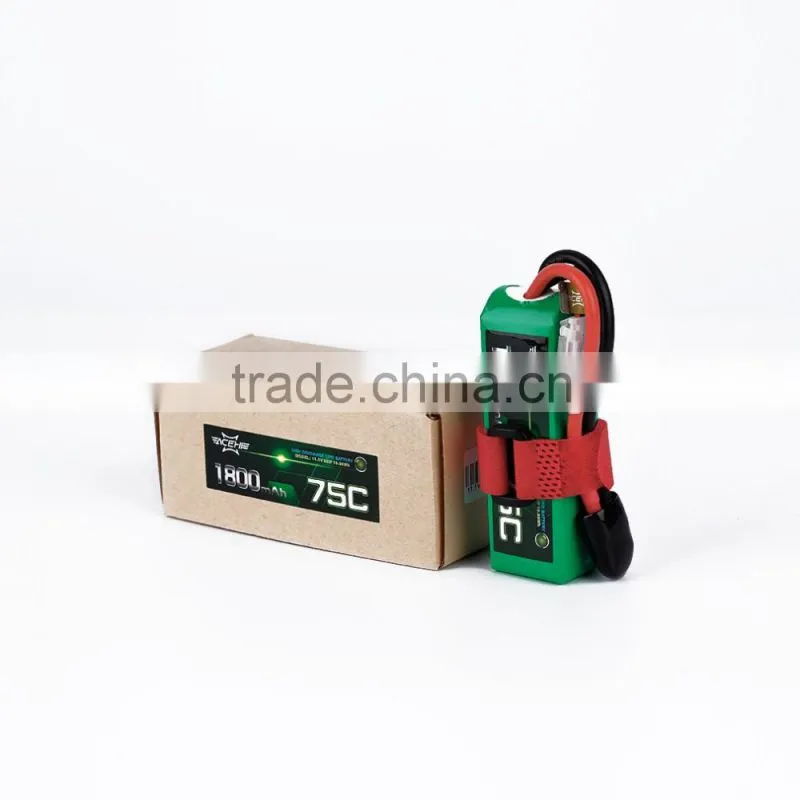 ACEHE 11.1V 1800mAh 75C Capacity High Rate Lipo RC Battery