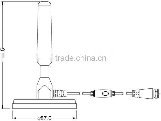 Digital UHF External Antenna