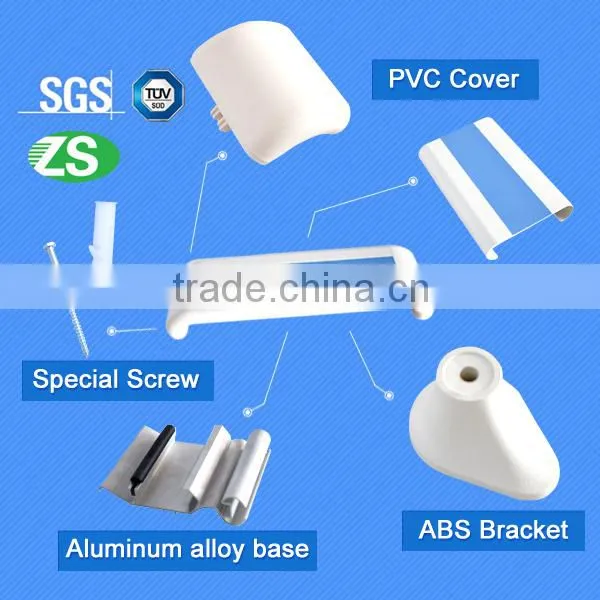 PVC stair handrail plastic cover for elderly