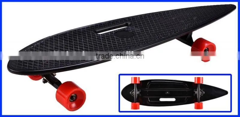 CEEN13613 Plastic Longboard, High Speed Cruiser Long Skateboard
