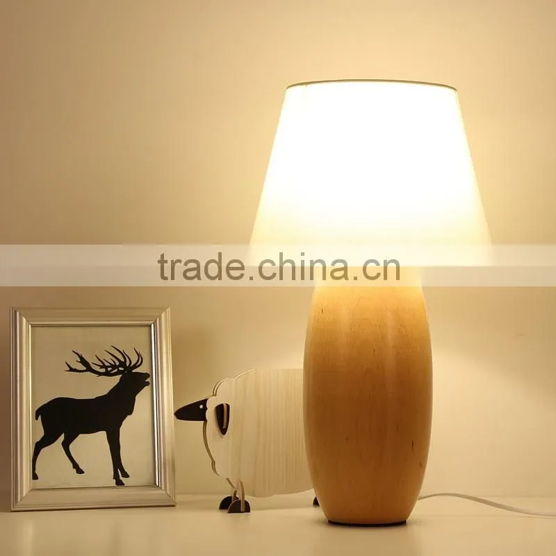 LED Wood table lamp Hot Sale Outstanding Designer led table lamps LED Wood table Light JK-879-17