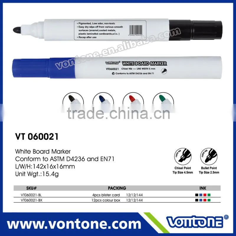 white dry erase marker pen