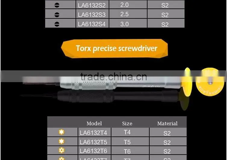 Precision screwdriver for mobile phone repair