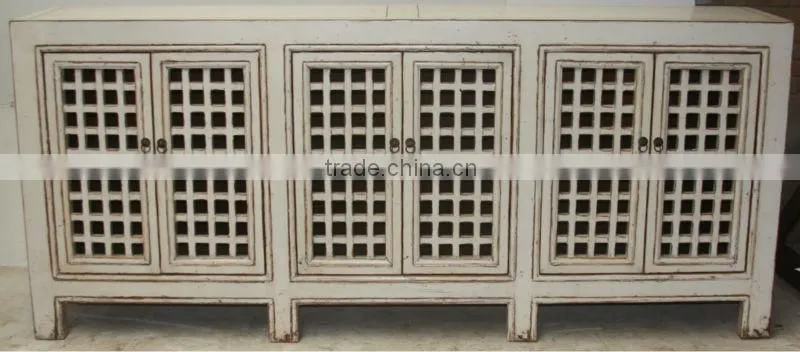 Chinese Antique Furniture/ Louver Door Cabinet